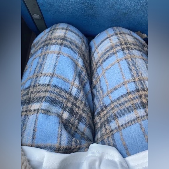 Cozy Plaid Lounge Pants - Picture 3 of 4